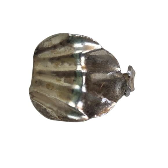 Vintage Shell Scales Spoon Ring - Picture 1 of 3